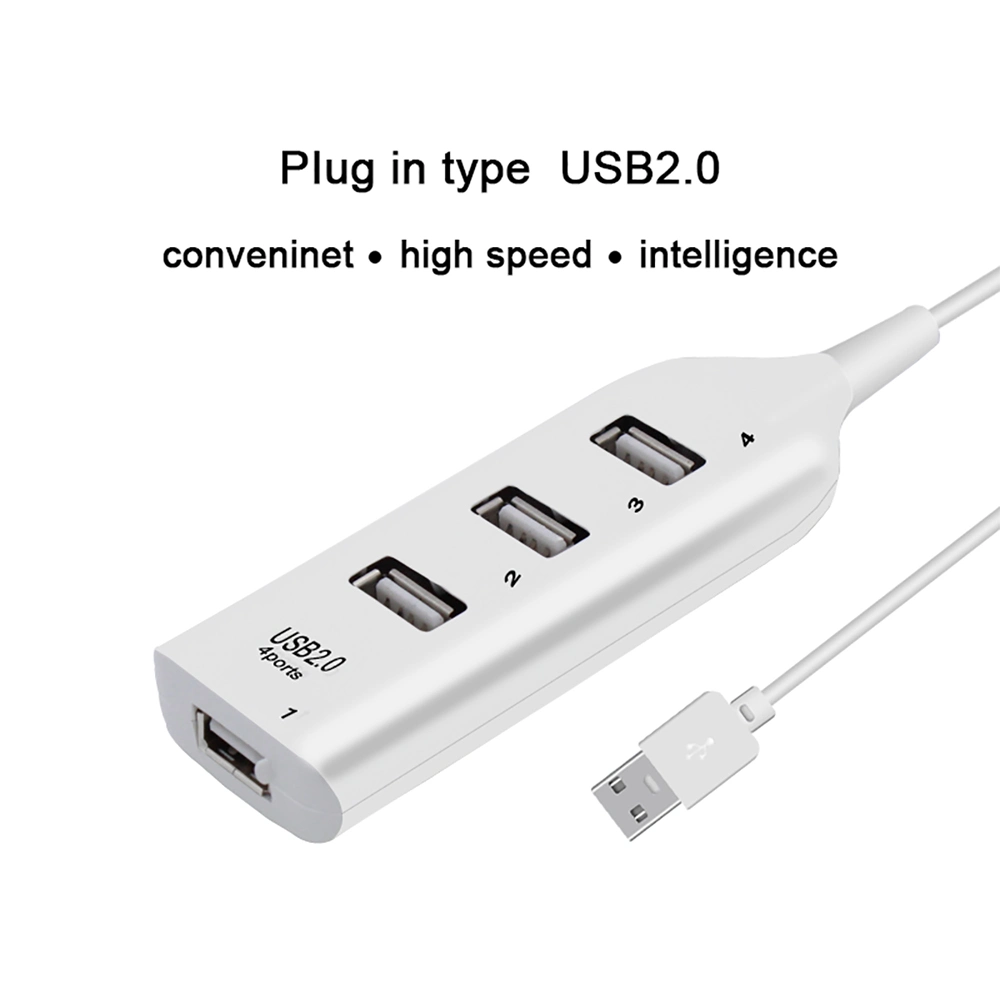 Hi-Speed 4-Port Splitter Hub Adapter for PC Computer