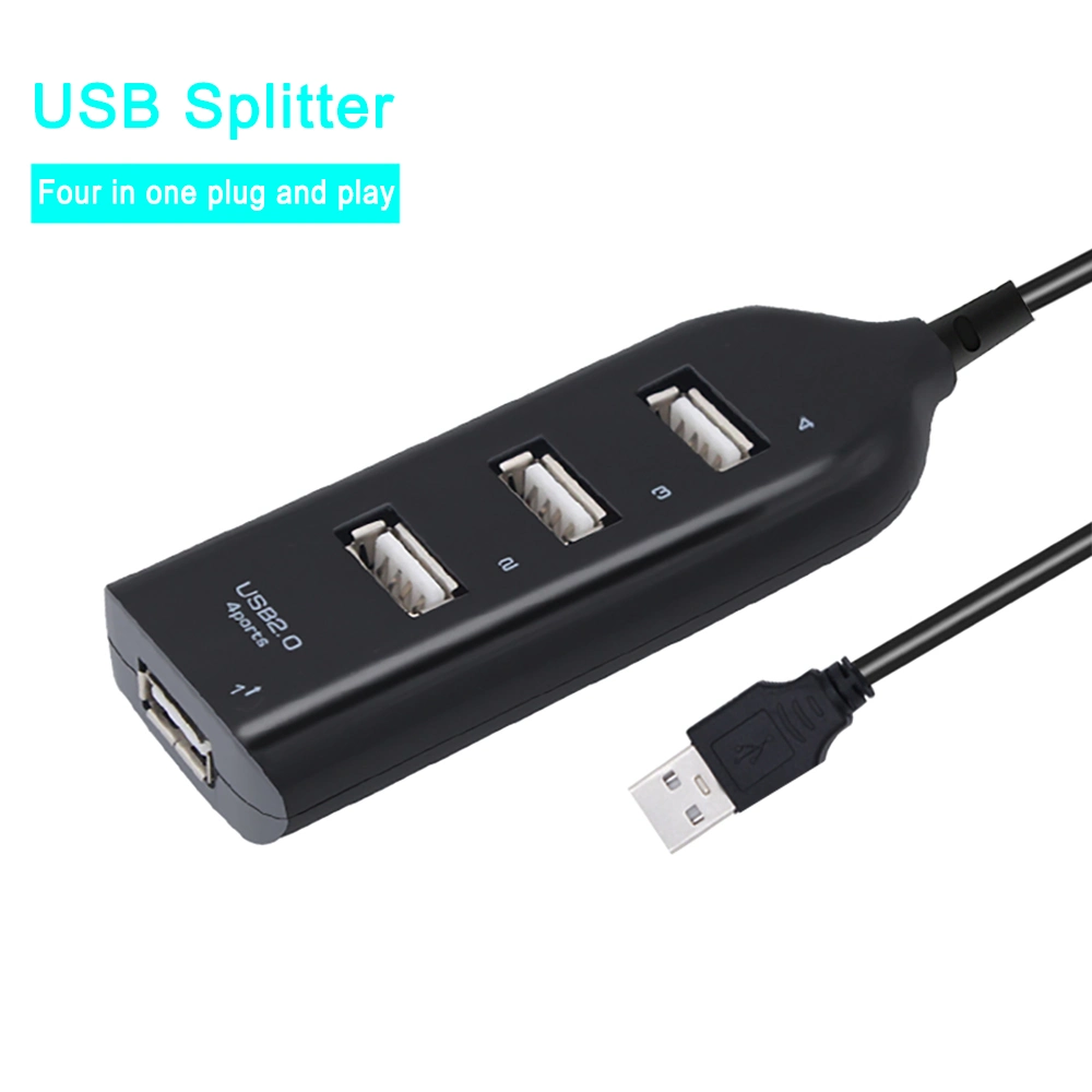 Hi-Speed 4-Port Splitter Hub Adapter for PC Computer