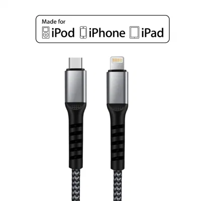 Mfi-zertifiziertes Lightning-Kabel USB Typ C Daten C94 8-poliges Schnellladekabel für iPhone